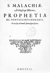 Papaların Kehaneti için Başlık Sayfası, 1662