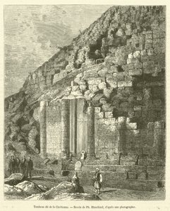 Hristiyan Mezarı (gravür) by French School