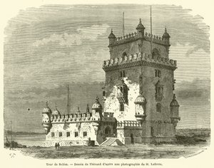 Tour de Belem (gravür) by French School