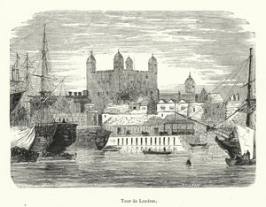 Londra Kulesi (gravür) by French School