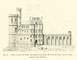 Kule ve Porte de Nesle, Louis Le Vau