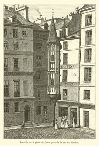 rue du Mouton yakınlarındaki Place de Greve