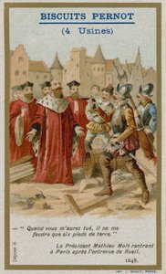 Biscuits Pernot ile verilen ticaret kartı by French School