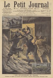 Tren soyguncuları (renkli lito) by French School