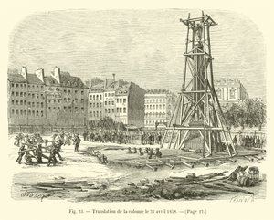 21 Nisan 1858 tarihli sütunun çevirisi by French School