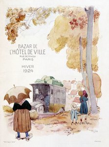 Taşrada seyahat eden tüccarlar. Bazar de l