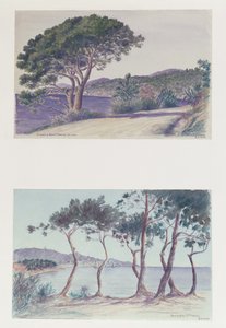Ste Maxime'in İki Görünümü by French School