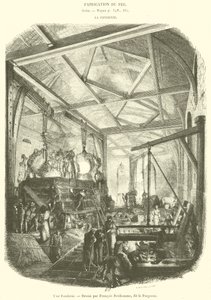 Dökümhane (gravür) by French School
