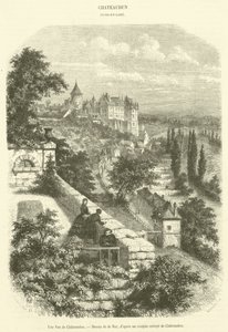 Chateaudun'dan Bir Görünüm (gravür) by French School