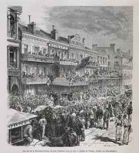 1875 seçim gününde New Orleans
