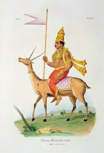 C. de Motte (1785-1836) tarafından oyulmuş Vayu by French School