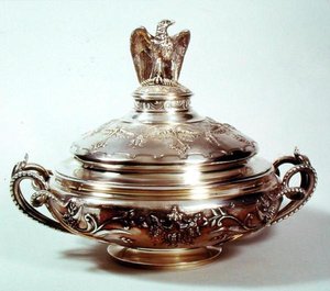 Sebze Yemeği, Servis Napolyon III, 1855 (gümüş yaldızlı) by French School