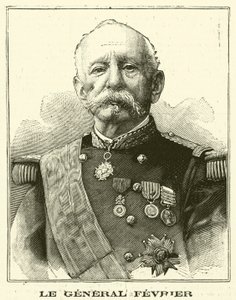 Victor Fevrier, Fransız general (gravür) by French School