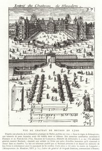 1700 yılında Chateau de Meudon
