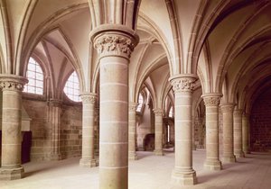 Eskiden scriptorium olan Salle des Chevaliers