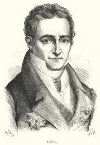 Villele (gravür) by French School