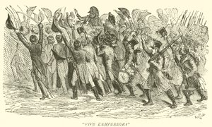 "Çok yaşa imparator!" (oymak) by French School