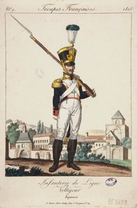 Hat Piyade Voltigeur, Fransız Birlikleri hayır. 9 by French School