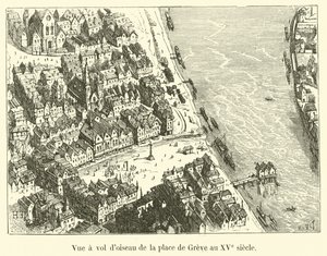 15. yüzyılda Place de Greve