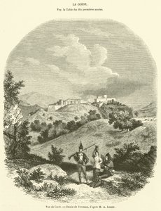 Avludan Görünüm (gravür) by French School