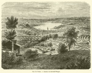 Vue de Truro (gravür) by French School