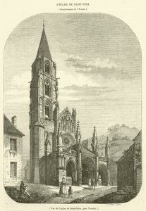 Vezelay yakınlarındaki Saint-Pere Kilisesi