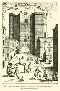 Manesson Mallet tarafından 1702 rue Saint-Jacques