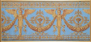 Konsolosluk döneminden duvar kağıdı Frizi, c.1800 by French School