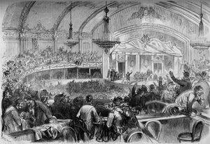 1870 Savaşı - ateşkes sırasında yasama seçimleri - Şubat 1871: Ulusal Meclis adaylarının ilanı için Paris