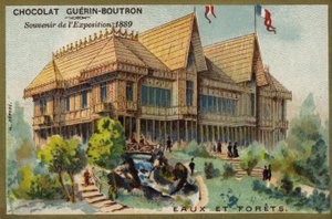 Sular ve ormanlar (chromolitho) by French School