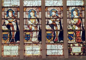Louis de Bourbon (1465-1520) La Roche-sur-Yon Prensi, Louise de Bourbon (d.1561) Montpensier Kontesi, Bourbon II. Louis (1513-82) Duc de Montpensier ve Jacquette de Longwy ( by French School