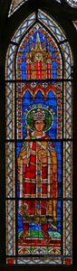İmparator Otto III'ü gösteren pencere w13 by French School