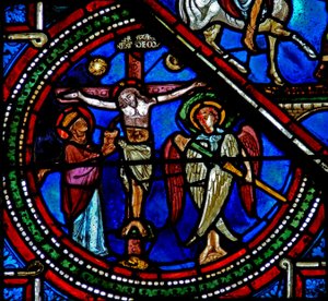 Çarmıha Gerilmeyi gösteren w15 penceresi by French School