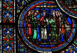 Henry II ve Louis VII ile St Thomas Becket