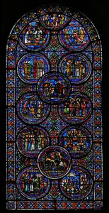 St Thomas Becket penceresini gösteren w23 penceresi by French School