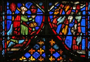 Pencere w3 Musa dua ediyor: bıldırcın iniyor. Uyuşmuş XI 31 by French School