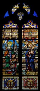St Barbara ve bağışçı Jean de Montmorency