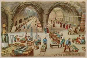 Şaraplar (Şampanya) by French School