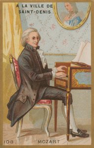 Wolfgang Amadeus Mozart, 18. Yüzyıl Avusturyalı Klasik besteci by French School