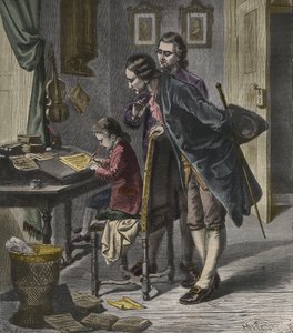 Wolfgang Amadeus Mozart, babası Leopold