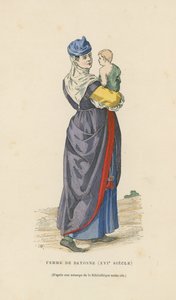 Bayonne Kadını, 16. Yüzyıl by French School