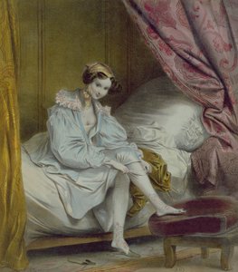 Çorap giyen kadın, 1830 dolayları
