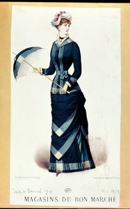 Şemsiyeli Kadın, Le Bon Marché'den, 1879