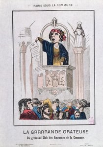 Komün Döneminde Kadınlar Kulübü, 1871 by French School