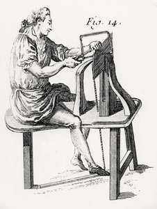 Woodworker, LArt du Menuisier by Andre Jacob Roubo, pub. 1769-74 by French School