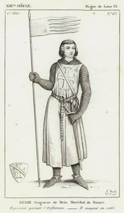 XIII Yüzyıl, Louis IX Saltanatı, Henri, Metz Lordu, Fransa Mareşali, Oriflamme giyen Temsilci, 1265