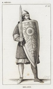 X Siecle, Roland (gravür) by French School