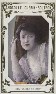 Yvonne de Bray (renkli fotoğraf) by French School