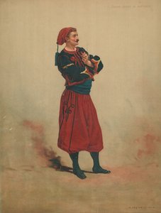 Zouave süslü elbise by French School