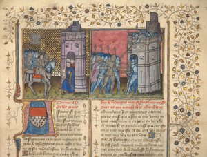 f. 73: Jean Froissart (parşömen) tarafından 